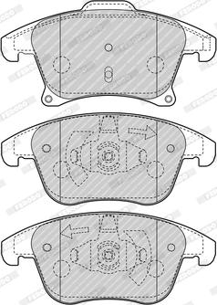 Ferodo FDB4445 - Brake Pad Set, disc brake onlydrive.pro