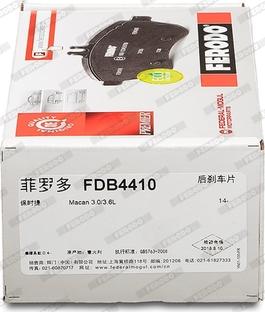 Ferodo FDB4410 - Brake Pad Set, disc brake onlydrive.pro