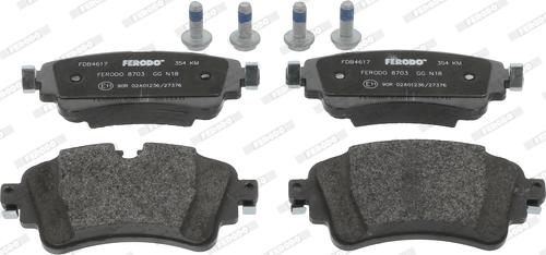 Ferodo FDB4617 - Brake Pad Set, disc brake onlydrive.pro