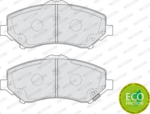 Ferodo FDB4074 - Brake Pad Set, disc brake onlydrive.pro