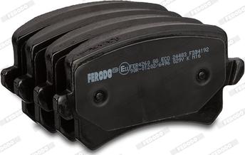 Ferodo FDB4192 - Brake Pad Set, disc brake onlydrive.pro