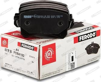 Ferodo FDB4192 - Brake Pad Set, disc brake onlydrive.pro