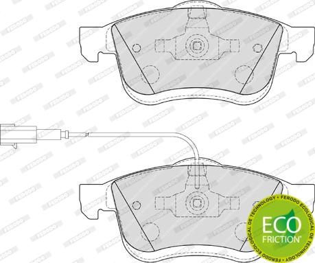 Ferodo FDB4184 - Brake Pad Set, disc brake onlydrive.pro