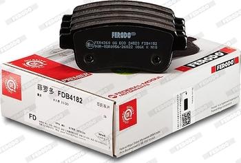 Ferodo FDB4182 - Brake Pad Set, disc brake onlydrive.pro