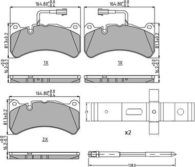 Ferodo FDB4846 - Brake Pad Set, disc brake onlydrive.pro