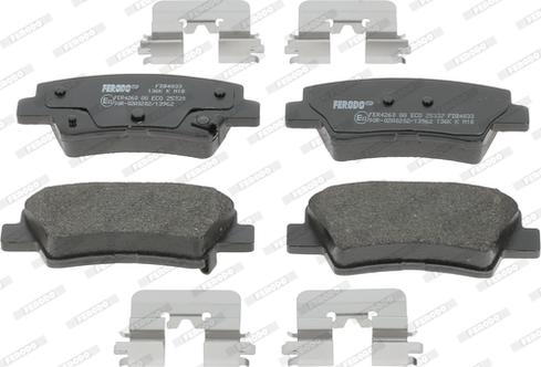 Ferodo FDB4833 - Brake Pad Set, disc brake onlydrive.pro