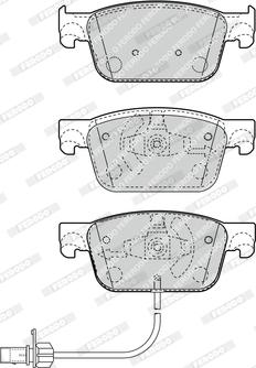 Ferodo FDB4871 - Тормозные колодки, дисковые, комплект onlydrive.pro