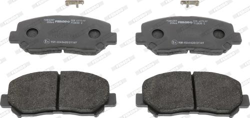 Ferodo FDB4357 - Brake Pad Set, disc brake onlydrive.pro