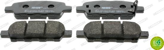 Ferodo FDB4324 - Brake Pad Set, disc brake onlydrive.pro