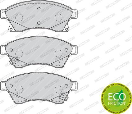 Ferodo FDB4262 - Brake Pad Set, disc brake onlydrive.pro