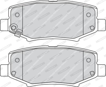 Ferodo FDB4239 - Brake Pad Set, disc brake onlydrive.pro