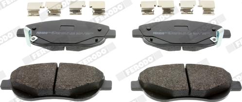 Ferodo FDB4276 - Brake Pad Set, disc brake onlydrive.pro