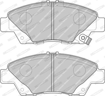 Honda 45022SNCE01 - Brake Pad Set, disc brake onlydrive.pro