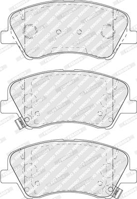 Ferodo FDB5040 - Brake Pad Set, disc brake onlydrive.pro