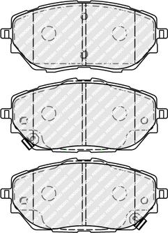 Ferodo FDB5146 - Brake Pad Set, disc brake onlydrive.pro