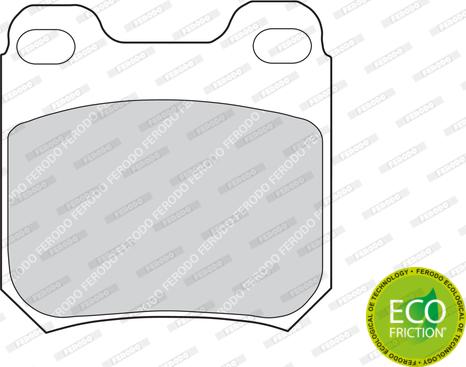 Ferodo FDB525 - Brake Pad Set, disc brake onlydrive.pro