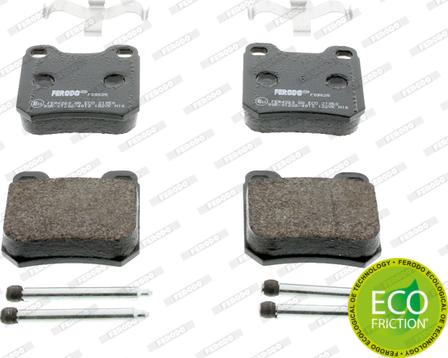 Ferodo FDB525 - Brake Pad Set, disc brake onlydrive.pro