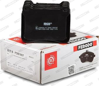 Ferodo FDB1907 - Тормозные колодки, дисковые, комплект onlydrive.pro