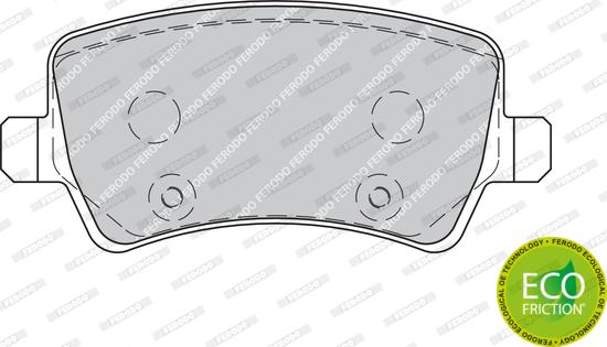 Ferodo FDB1918 - Brake Pad Set, disc brake onlydrive.pro