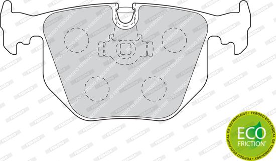 Ferodo FDB1483 - Brake Pad Set, disc brake onlydrive.pro