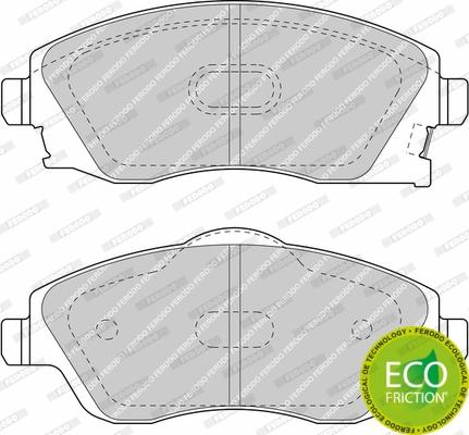 Ferodo FDB1424 - Brake Pad Set, disc brake onlydrive.pro