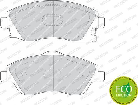 Ferodo FDB1424 - Brake Pad Set, disc brake onlydrive.pro