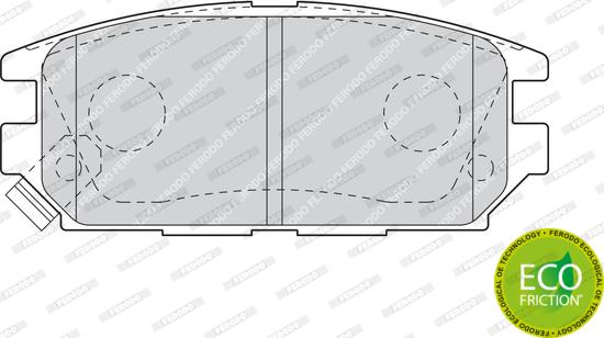 Ferodo FDB1507 - Brake Pad Set, disc brake onlydrive.pro