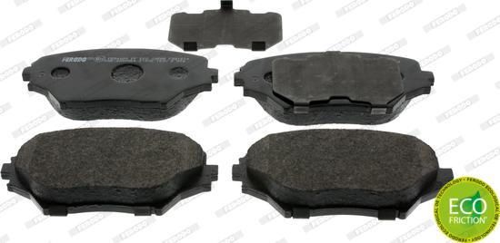 Ferodo FDB1514 - Brake Pad Set, disc brake onlydrive.pro