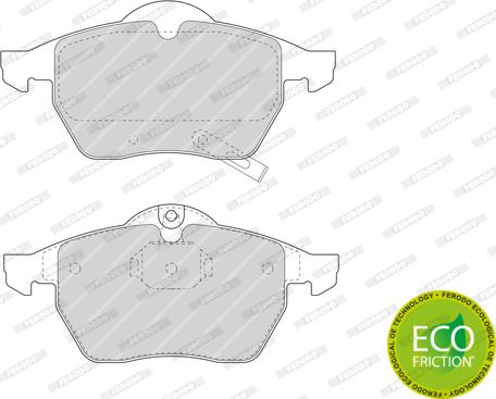 Ferodo FDB1535 - Brake Pad Set, disc brake onlydrive.pro