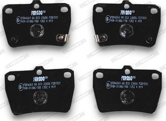 Ferodo FDB1531 - Brake Pad Set, disc brake onlydrive.pro