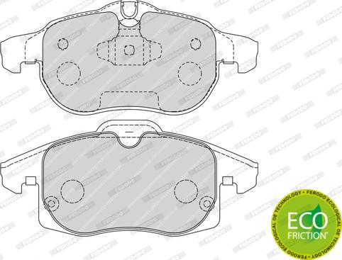 Ferodo FDB1520 - Brake Pad Set, disc brake onlydrive.pro