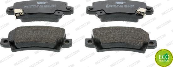 Ferodo FDB1574 - Brake Pad Set, disc brake onlydrive.pro