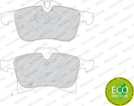 Ferodo FDB1640 - Brake Pad Set, disc brake onlydrive.pro