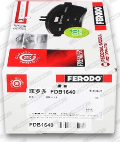 Ferodo FDB1640 - Brake Pad Set, disc brake onlydrive.pro