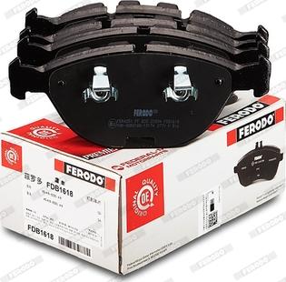 Ferodo FDB1618 - Brake Pad Set, disc brake onlydrive.pro