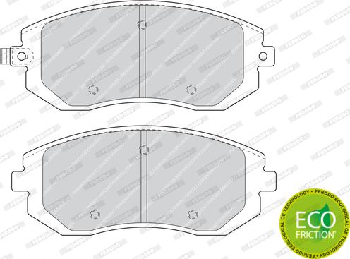 Ferodo FDB1639 - Brake Pad Set, disc brake onlydrive.pro