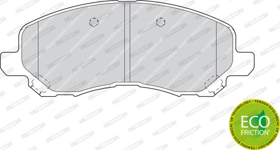 Ferodo FDB1621 - Brake Pad Set, disc brake onlydrive.pro