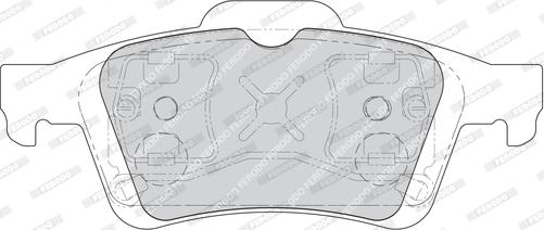 Ferodo FDB1675 - Brake Pad Set, disc brake onlydrive.pro