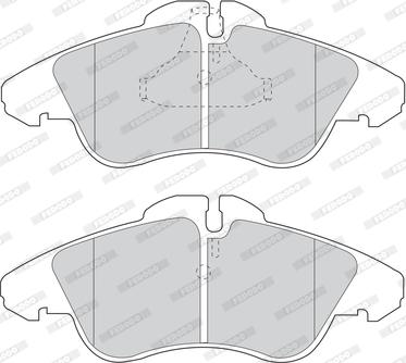 Ferodo FDB1038 - Brake Pad Set, disc brake onlydrive.pro