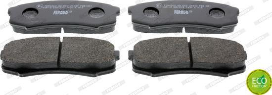 Ferodo FDB1021 - Brake Pad Set, disc brake onlydrive.pro