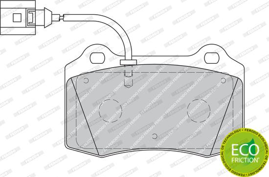 Ferodo FDB1896 - Brake Pad Set, disc brake onlydrive.pro