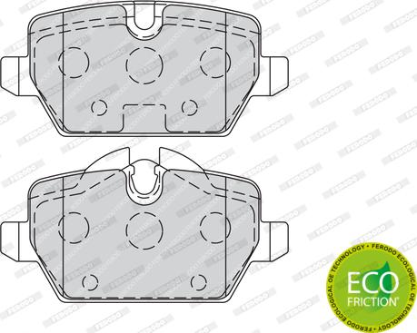 Ferodo FDB1806 - Brake Pad Set, disc brake onlydrive.pro