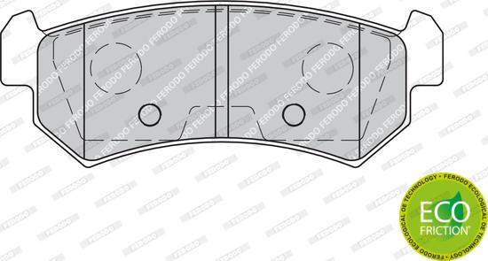 Ferodo FDB1889 - Brake Pad Set, disc brake onlydrive.pro