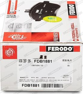 Ferodo FDB1881 - Jarrupala, levyjarru onlydrive.pro