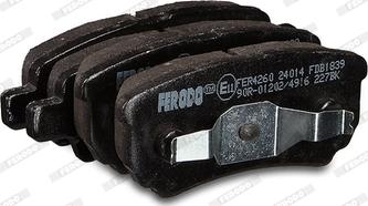 Ferodo FDB1839 - Тормозные колодки, дисковые, комплект onlydrive.pro