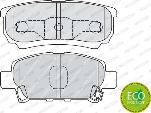 Ferodo FDB1839 - Brake Pad Set, disc brake onlydrive.pro