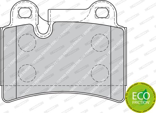 Ferodo FDB1878 - Brake Pad Set, disc brake onlydrive.pro