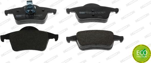 Ferodo FDB1383 - Brake Pad Set, disc brake onlydrive.pro