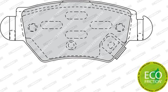 Ferodo FDB1294 - Brake Pad Set, disc brake onlydrive.pro