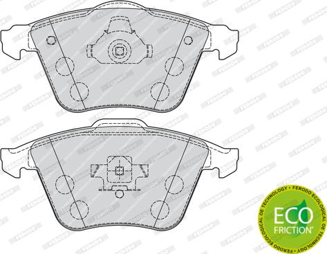 Ferodo FDB1706 - Piduriklotsi komplekt,ketaspidur onlydrive.pro